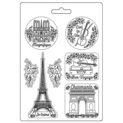 Molde Flexible A-4 Stamperia Oh la la tour Eiffel