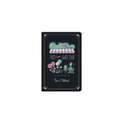 Libreta Cosida A6 C/ Brillantina Candy Shop