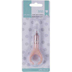 Cutter de dedo rotatorio color Rosa bebe Artis Decor
