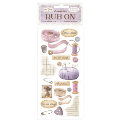 Rub-on Stamperia 10.16x21.6 cms.  Costura